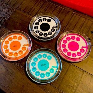 Kate Spade Glass Coasters